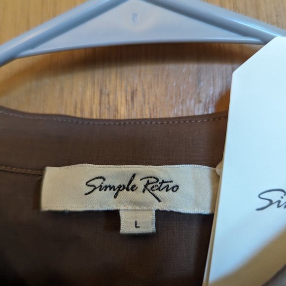 Simple Retro French Cuffs Button Down Small Lapel - Picture 4 of 5